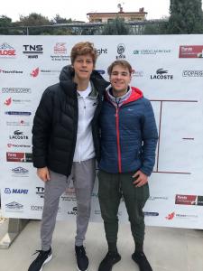 Niklas trainiert mit Jannik Sinner in San Remo