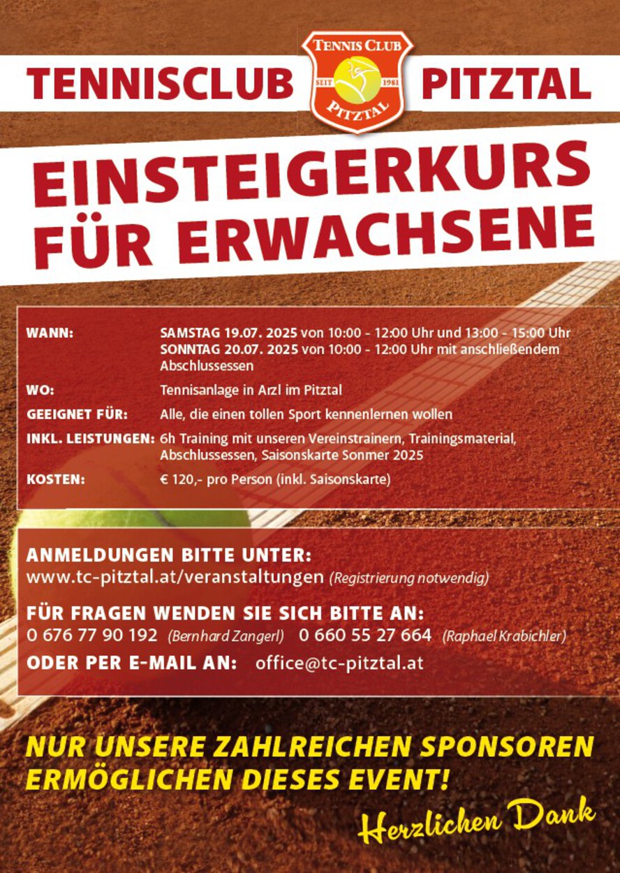 Einsteigerkurs für Erwachsene
